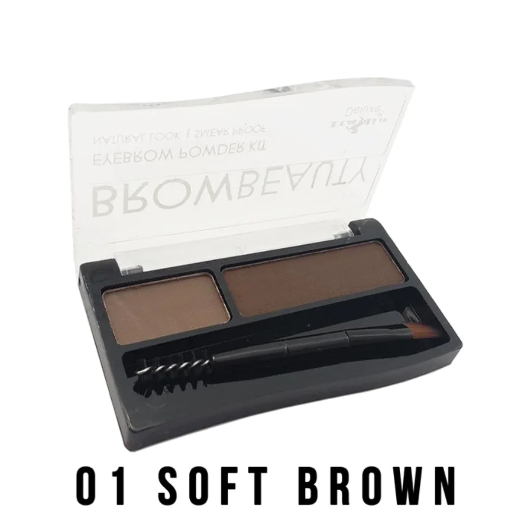 BrowBeauty Eyebrow Powder Kit 01 soft brown