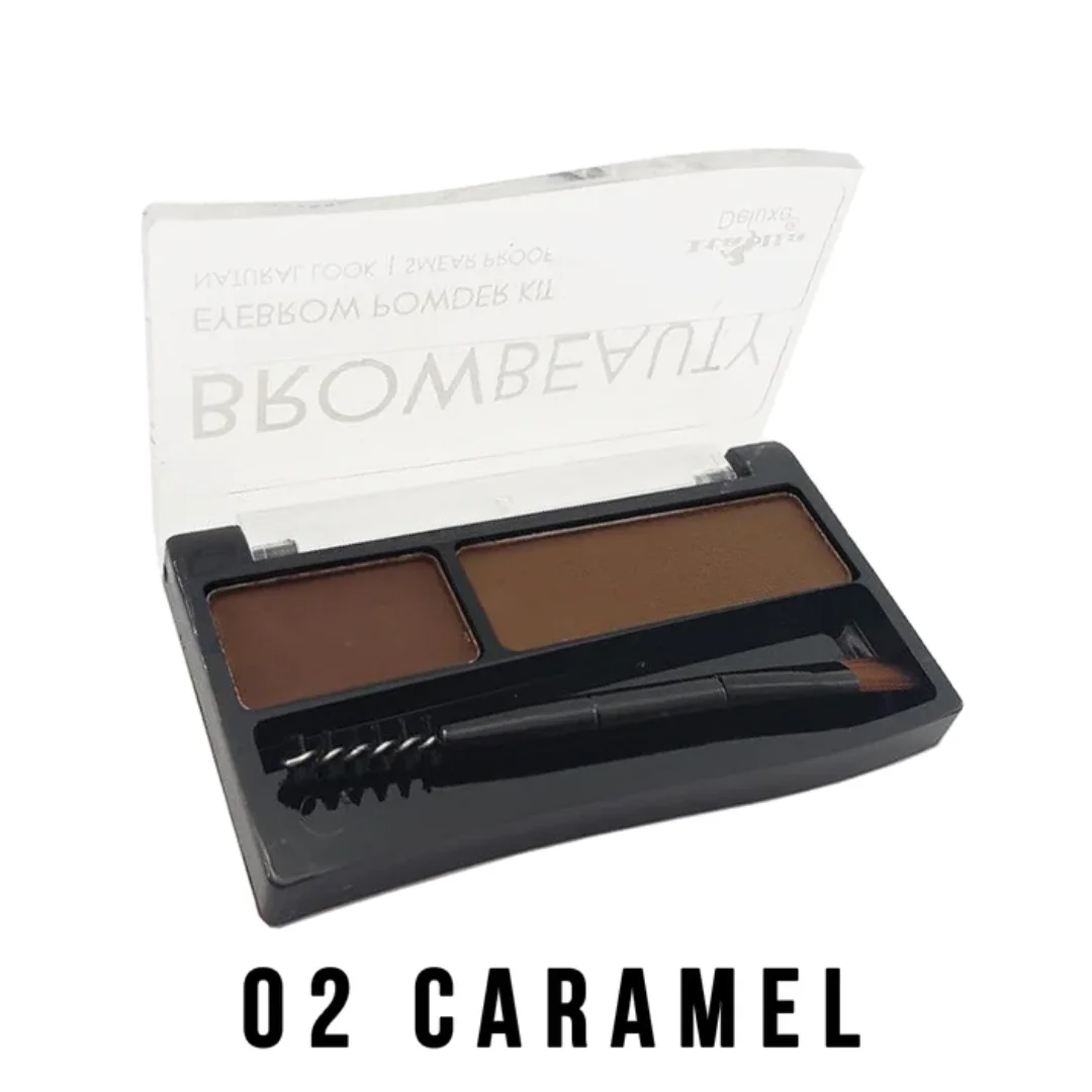 BrowBeauty Eyebrow Powder Kit 02 caramel